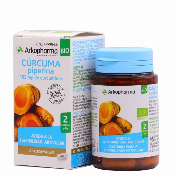 Arkopharma Curcuma Bio 80 Capsulas