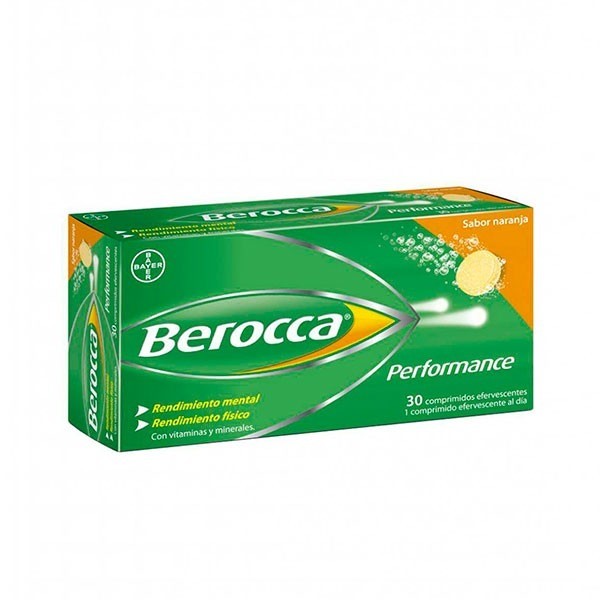 Berocca Performance Sabor Naranja 30 Comprimidos Efervescentes