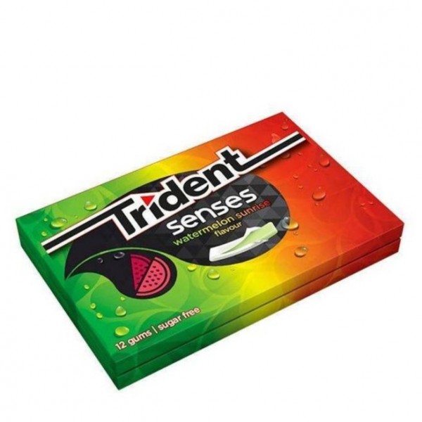 Trident Senses Watermelon Sunrise Flavour 12u