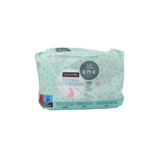 Suavinex Toallitas Dermo Hidratantes 3 X 60 Promo