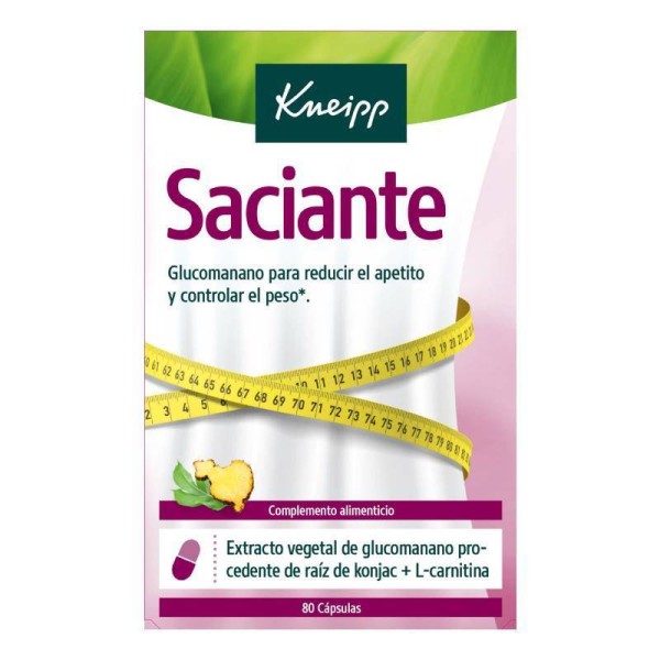 Kneipp Saciante con Glucomanano 80 Cápsulas