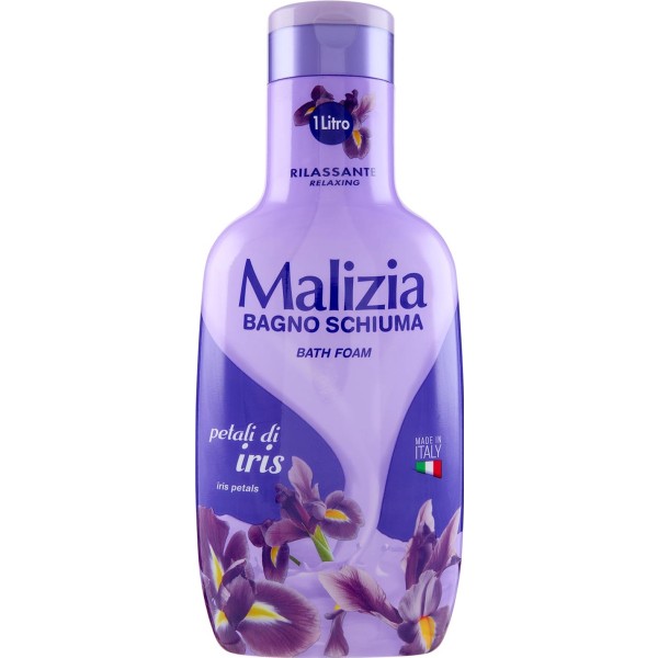 Malizia petalo de iris espuma de baño relajante 1000ml