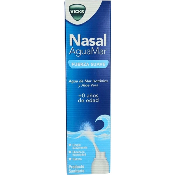 Vicks Nasal Aguamar Fuerza Suave 120ml 
