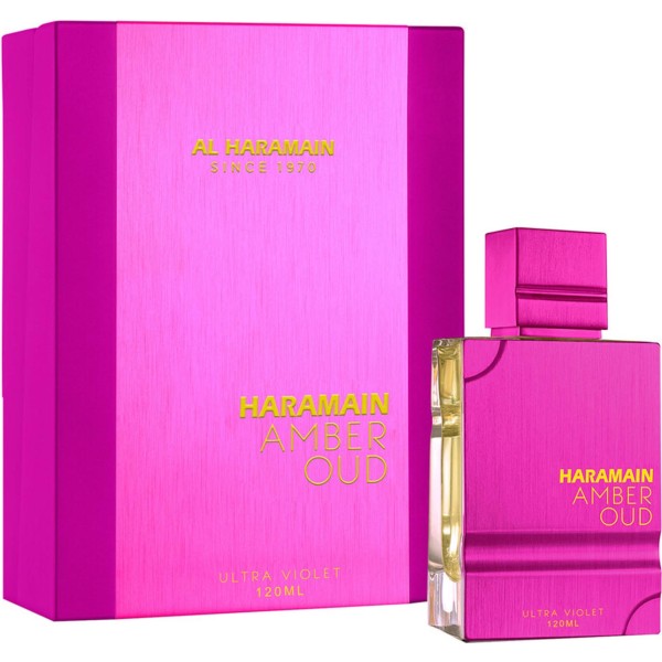 Al haramain amber oud eau de parfum ultra-violet 120ml vaporizador