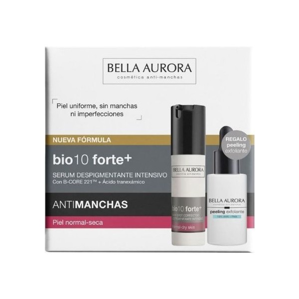 Bella aurora serum antimanchas piel normal-seca + peeling exfoliante REGALO