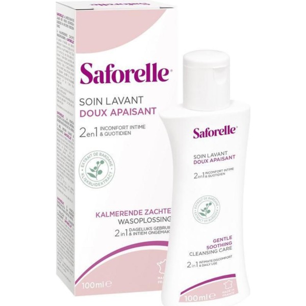 Saforelle gentle soothing gel intimo limpiador 2in1 100ml
